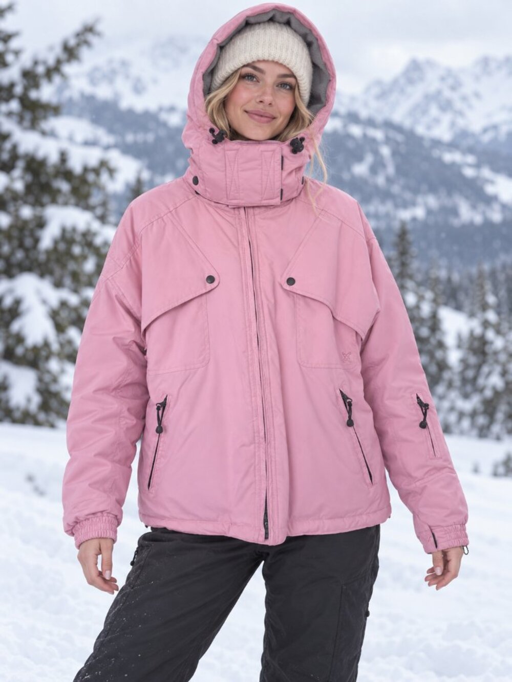 E408 Turbine Boardwear Women's M Pink Insulated Snowboard Ski Jacket NWOT